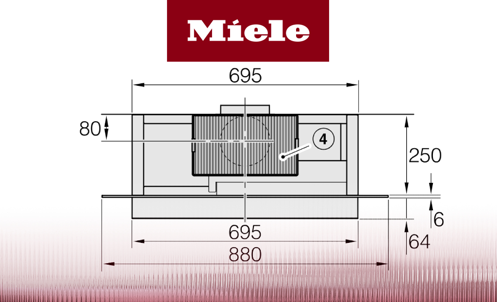 Обзор на вытяжку Miele DA 9091 W OBSW