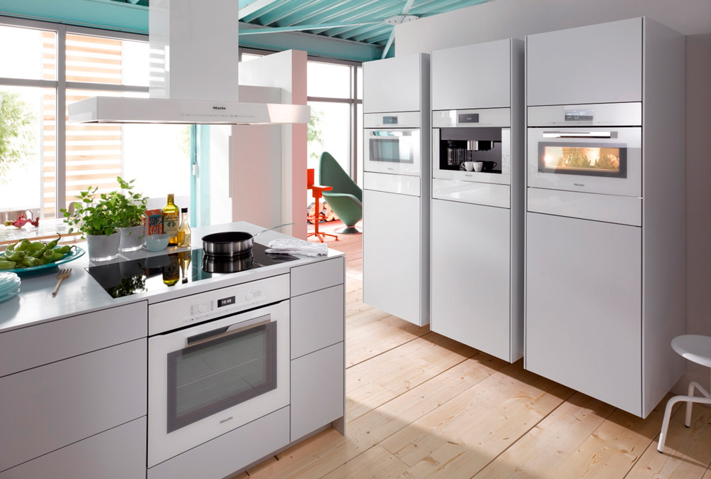 Бытовая техника Miele в цвете brilliant white