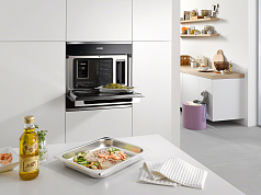 Встраиваемая пароварка Miele DG6100 EDST/CLST