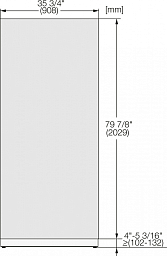 Фронтальная панель Miele KFP 3605 ed/cs