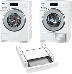 Комплект Miele WWV980WPS, TWV780WP, WTV512