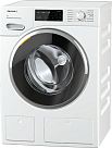 Стиральная машина Miele WWI860 WPS с наклейкой на русском языке, с дефектом на корпусе