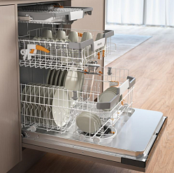 Встраиваемая посудомоечная машина Miele G 7658 SCVi XXL AutoDos черный обсидиан