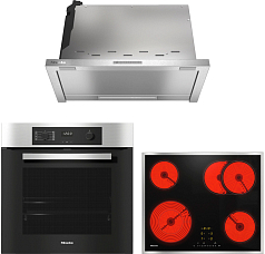 Комплект Miele DAS 2620, H 2265-1 BP EDST/CLST, KM 6540 FR