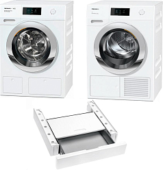 Комплект Miele WCR 870 WPS, TCR790WP, WTV 511