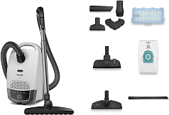 Пылесос Miele STRF0 Защитник С1 паркетный пол гибкий, бриллиантовый белый (Guard S1 Parquet Flex BRWS Brilliant White)