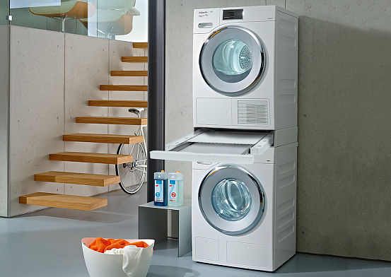 Монтажный комплект для установки в колонну Miele W1/T1 (WhiteEdition) WTV512 белый лотос preview 5