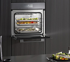 Комби-пароварка Miele DGC 7440 EDST/CLST с витрины, новая