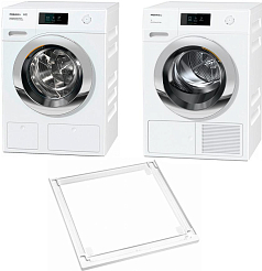 Комплект Miele WCR 890 WPS, TCR790WP, WTV 501