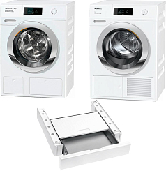 Комплект Miele WCR 890 WPS, TCR790WP, WTV 511